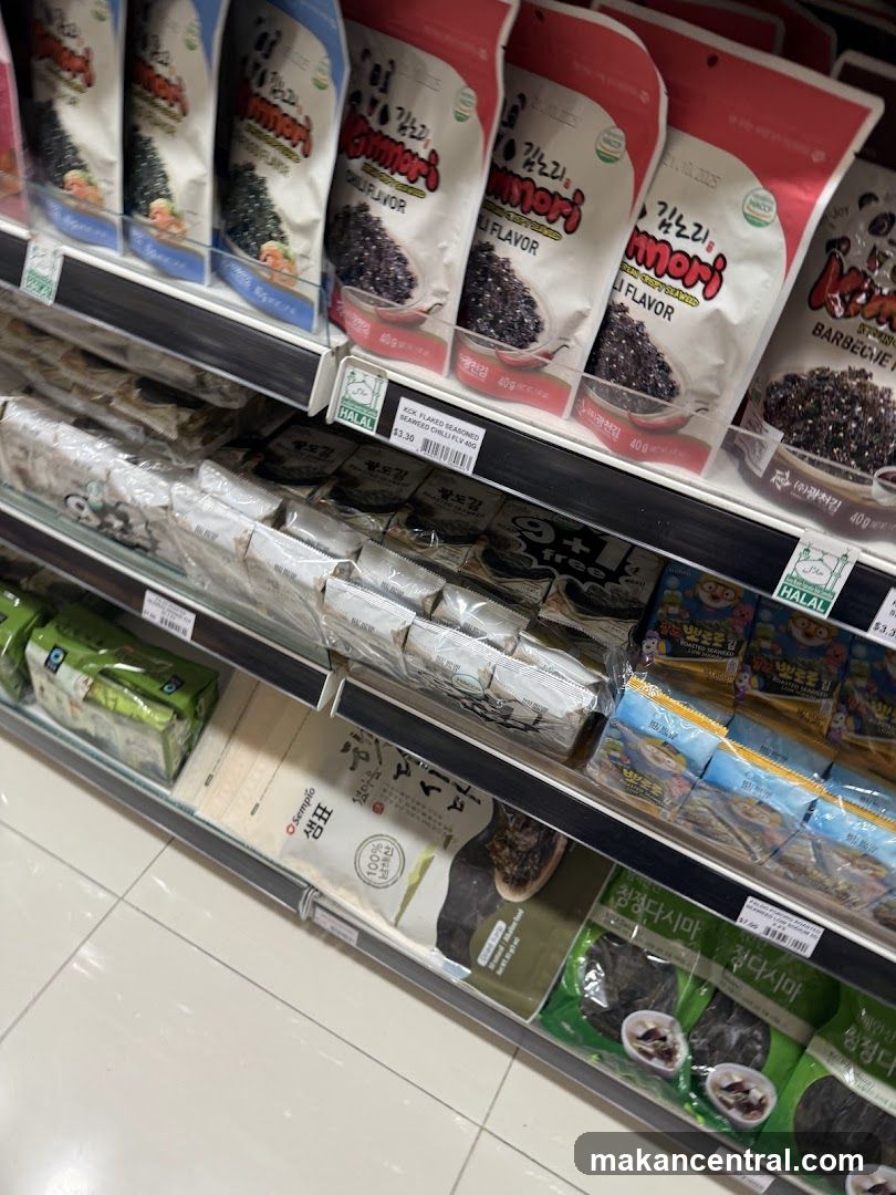 Assortment of Seaweed Snacks