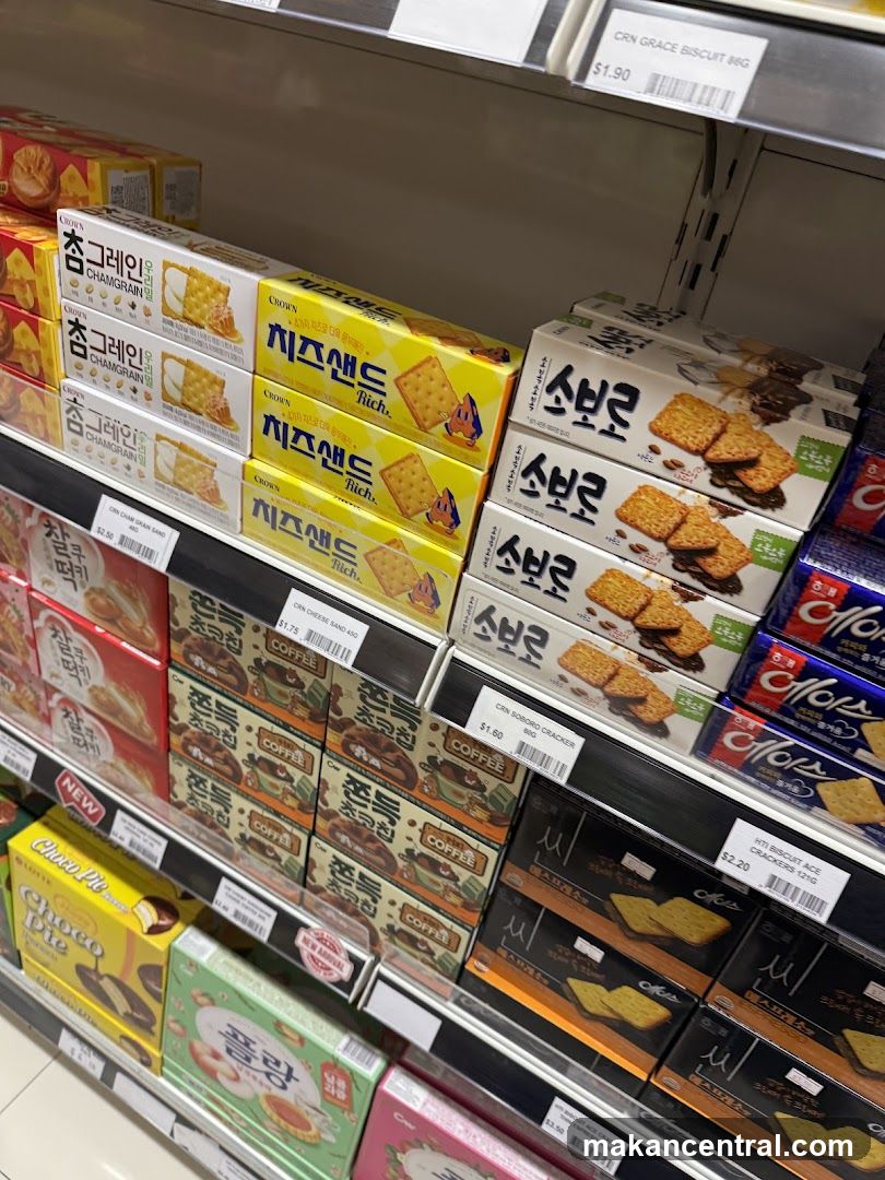 Assortment of Biscuits and Snacks