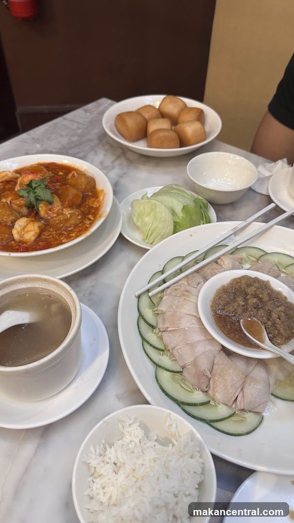 Hainanese Chicken Rice Meal