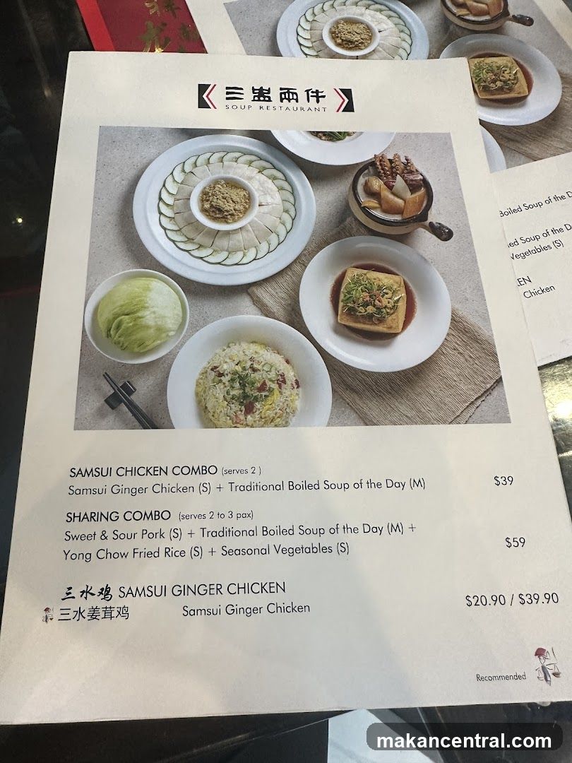 Soup Restaurant Menu