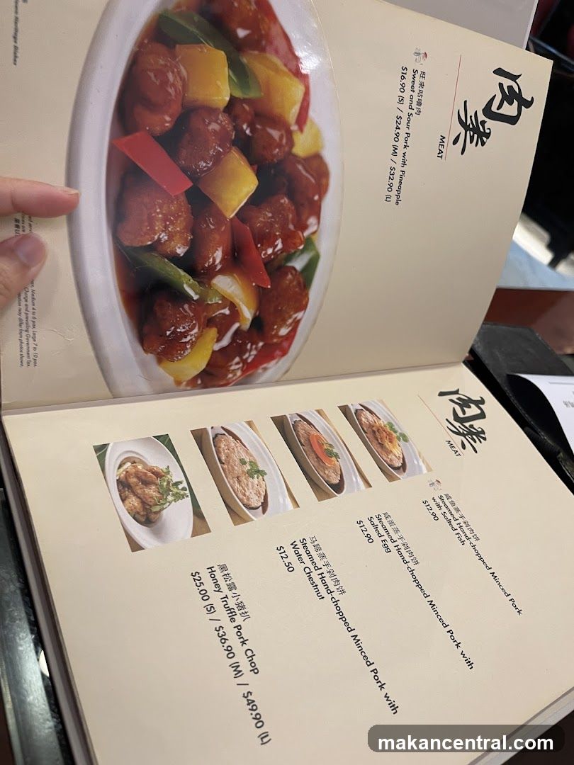 Meat Menu