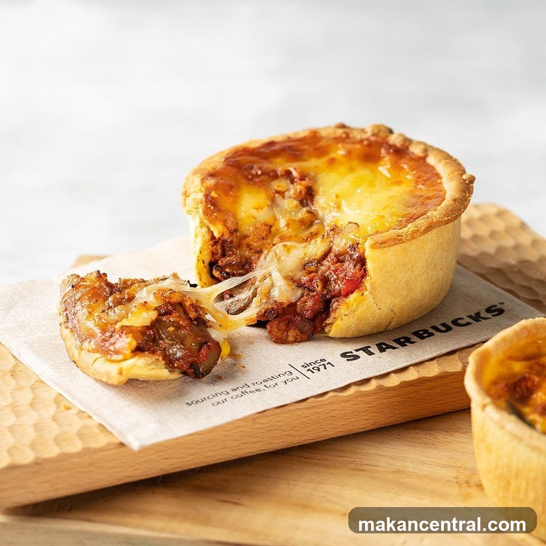 Savory Pie with Melted Cheese