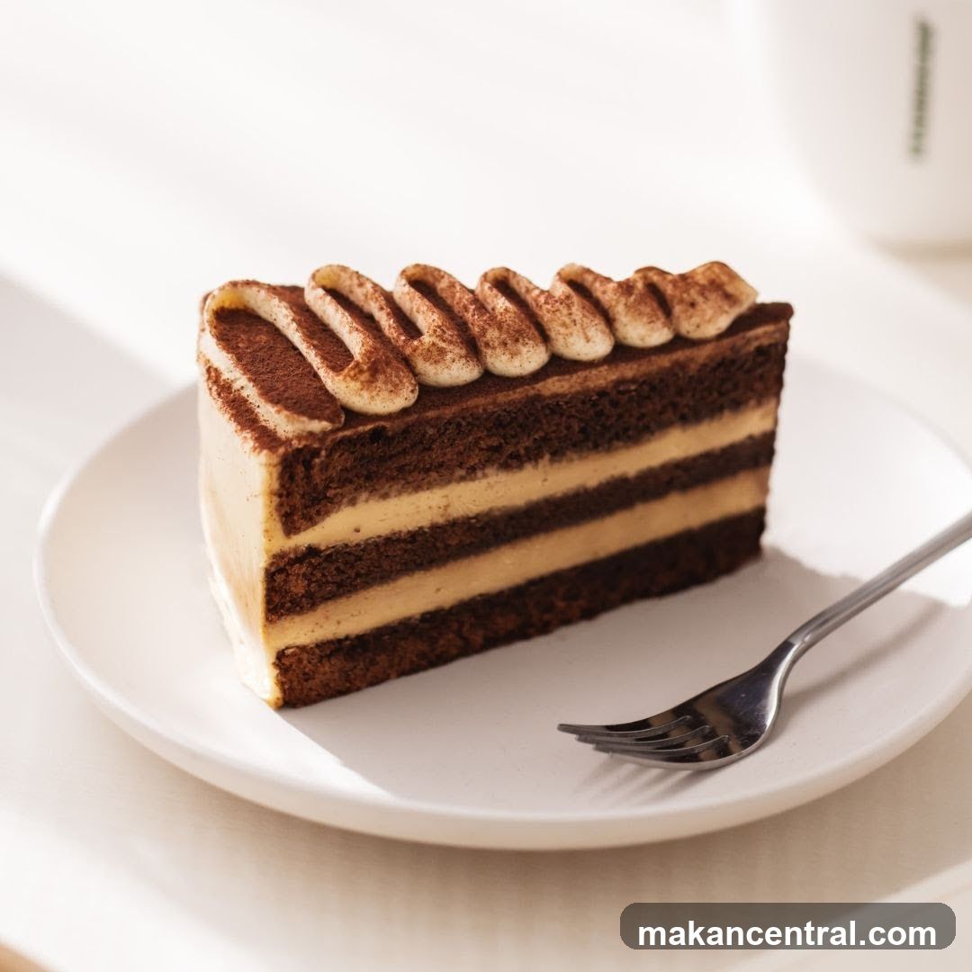 Tiramisu Cake Slice