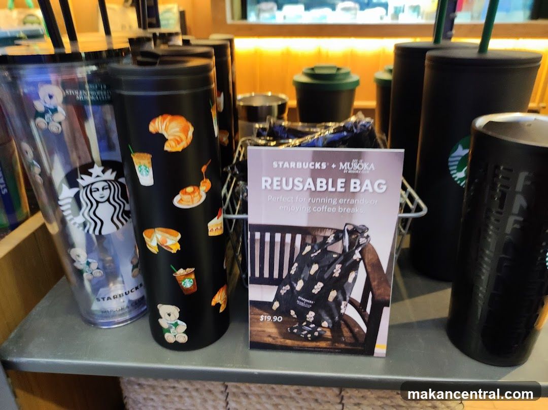 Starbucks Reusable Bag Display