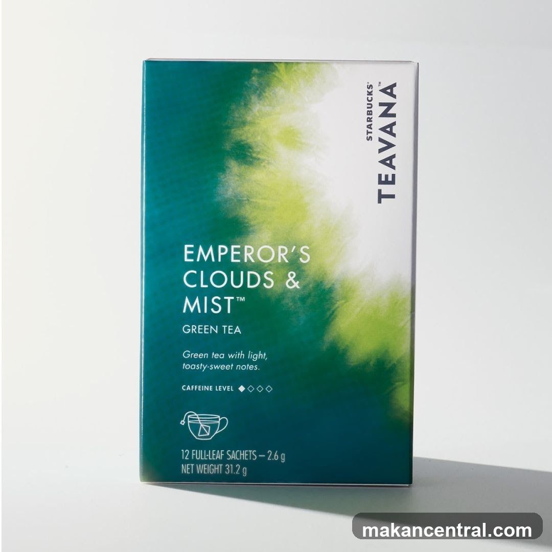Emperor's Clouds & Mist Green Tea Box