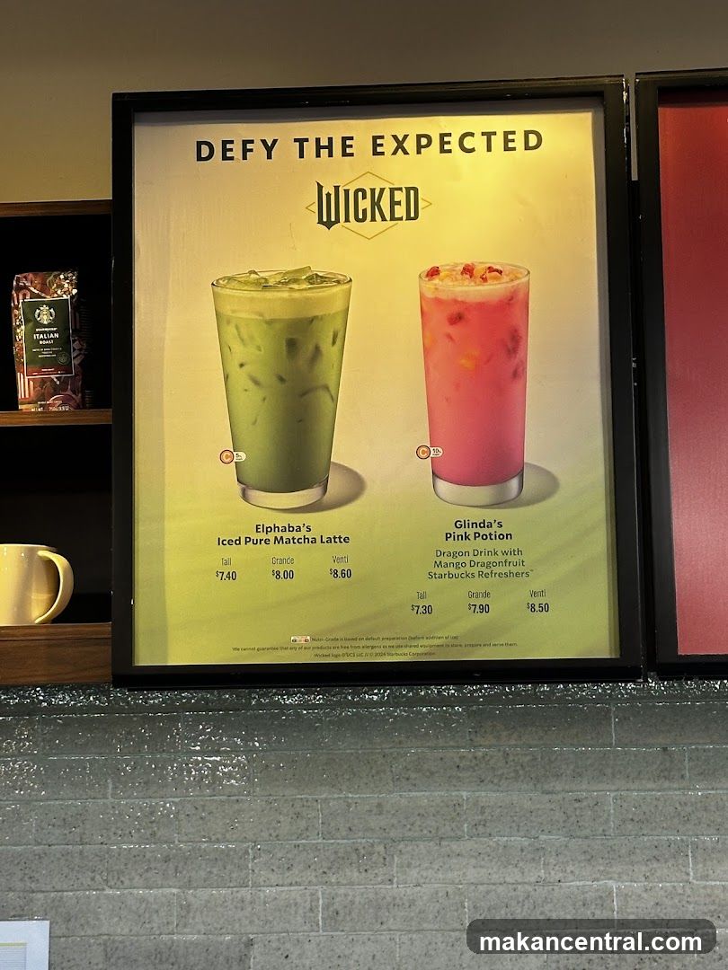 Wicked Menu