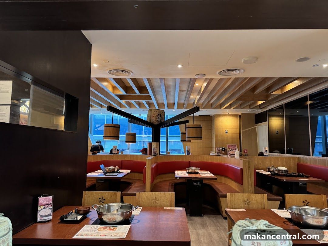 Restaurant Interior with Booth Seating