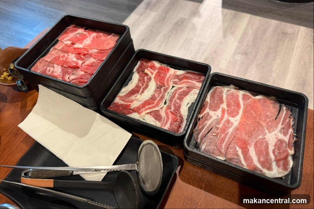 Slices of Raw Meat