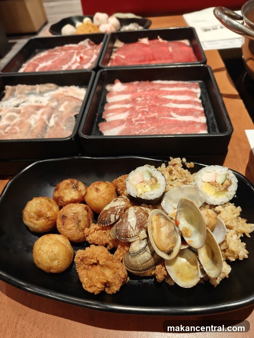 Assorted Appetizers and Meat Slices