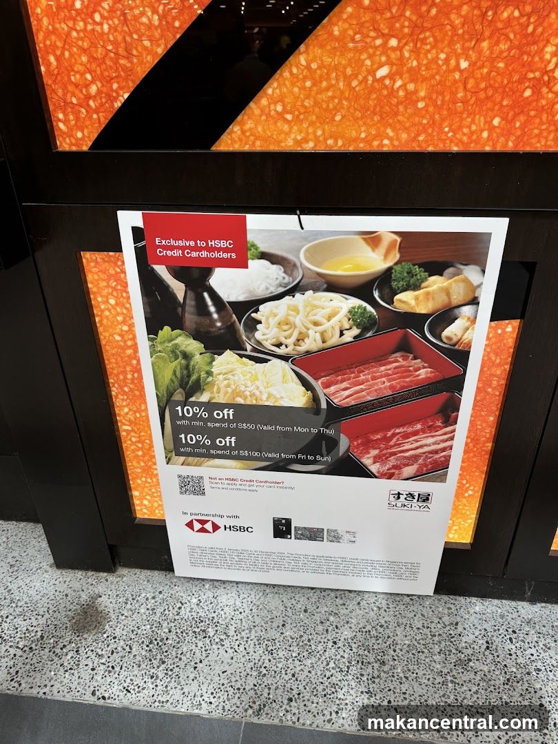 Suki-Ya HSBC Promotion