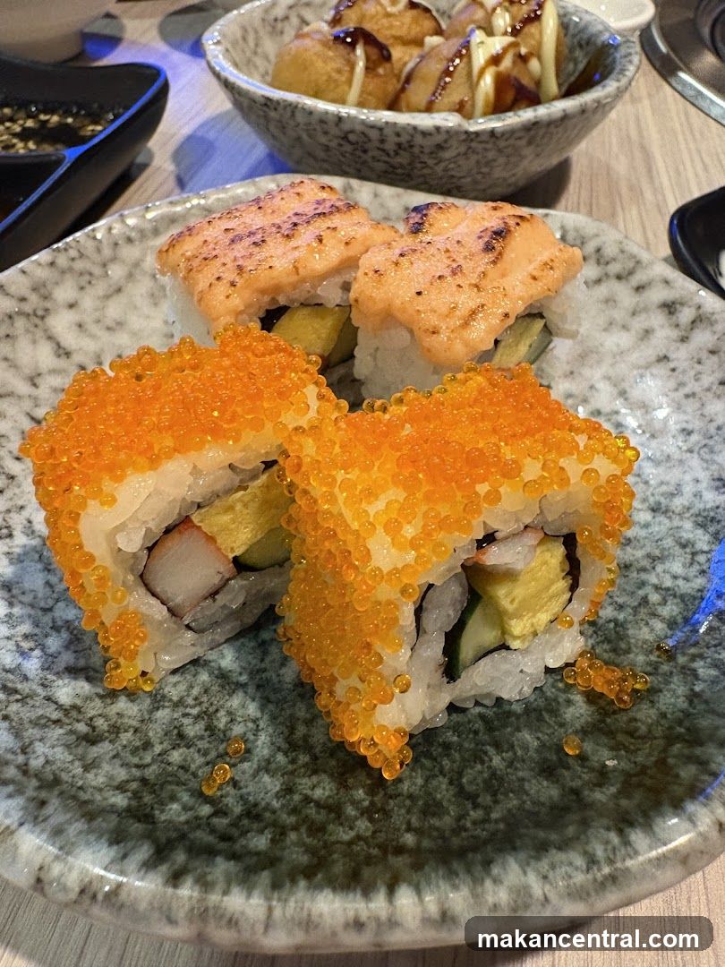 Sushi and Takoyaki