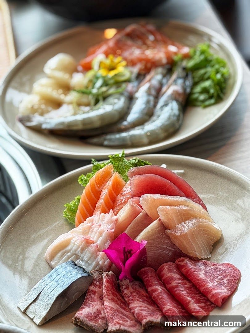 Sashimi and Seafood Platter