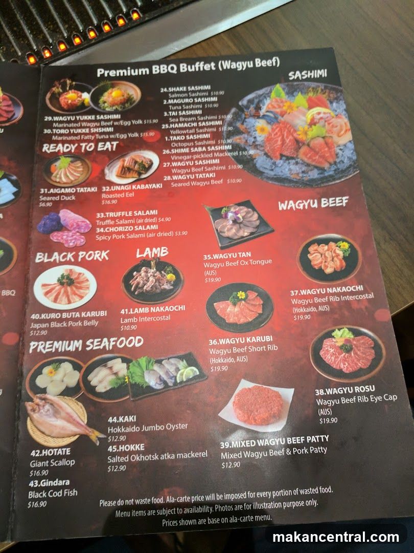Premium BBQ Buffet (Wagyu Beef)