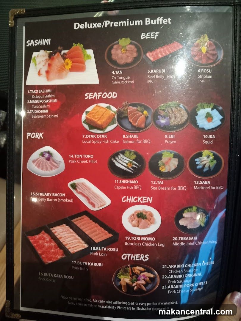 Deluxe/Premium Buffet