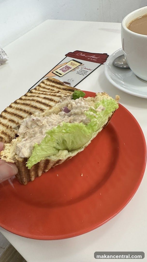 Tuna Sandwich and Coffee