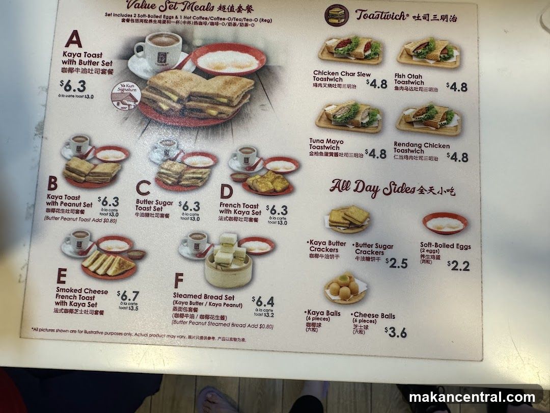 Value Set Meals & Toastwich