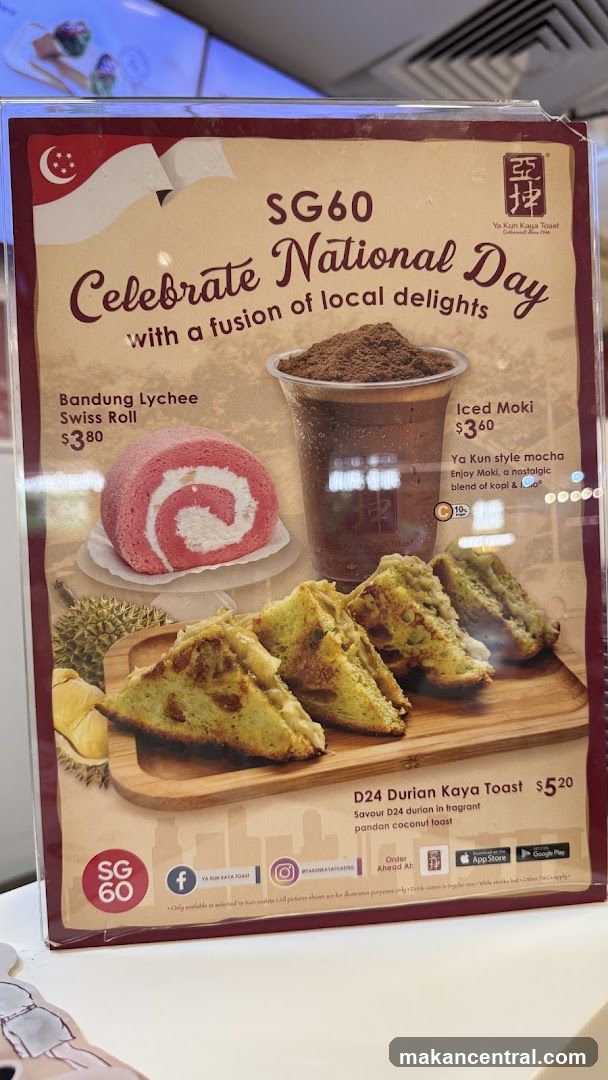 Ya Kun Kaya Toast National Day Specials