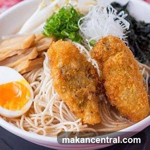 Ramen with Fried Oysters
