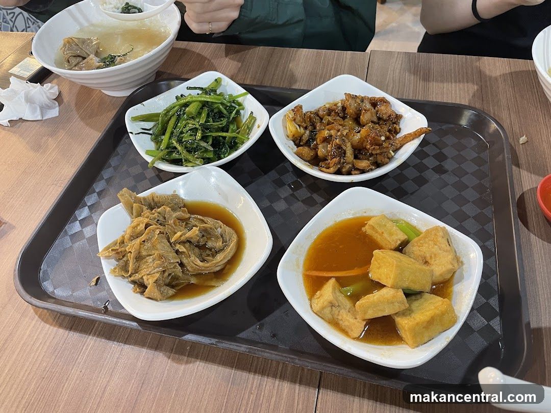 Food Tray with Various Dishes