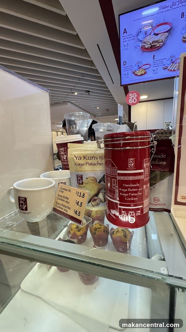 Ya Kun Kaya Toast Display