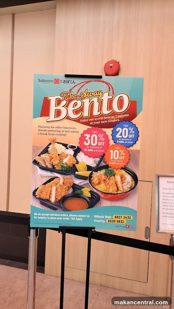 Take-Away Bento Promotion