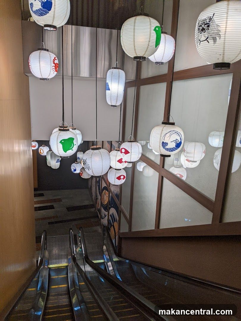 Japanese Lanterns and Escalator