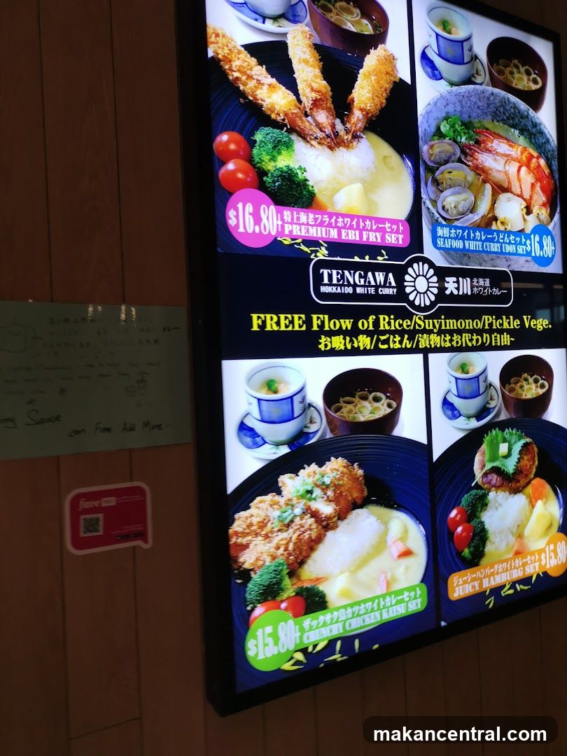 Japanese Curry Menu