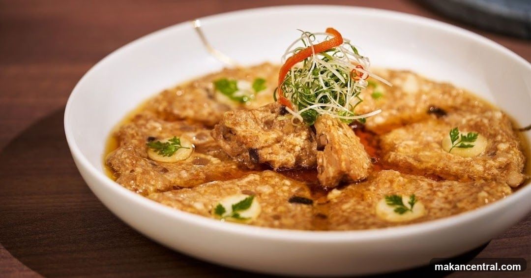 Steamed Dish with Garnish