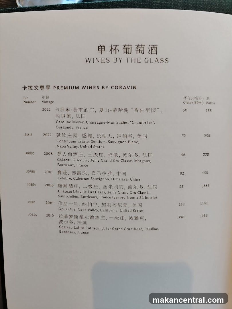 WINES BY THE GLASS