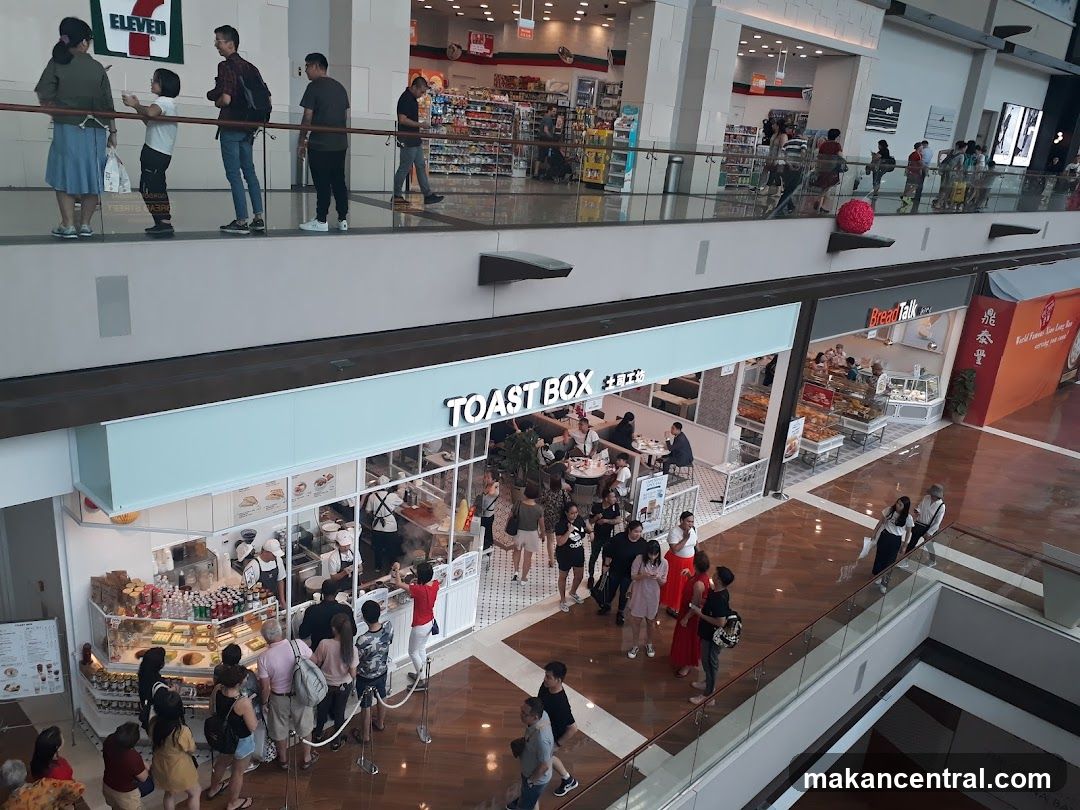 Mall Food Court with Shops