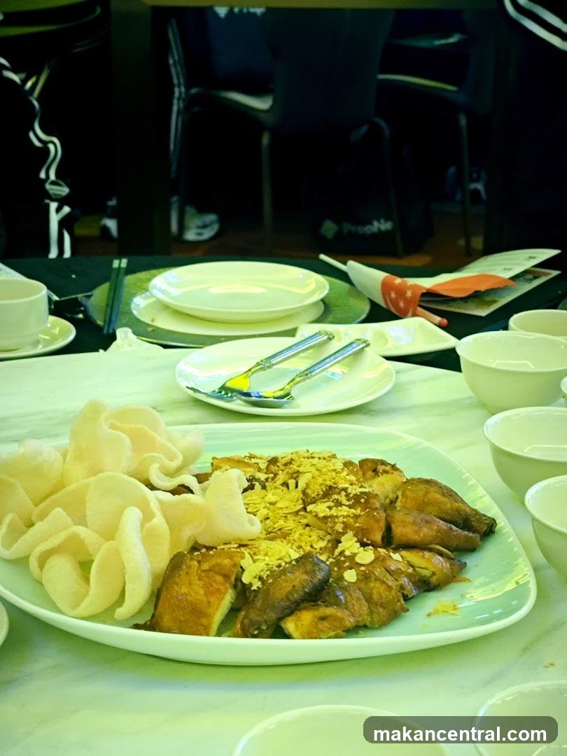 Food Platter with Prawn Crackers