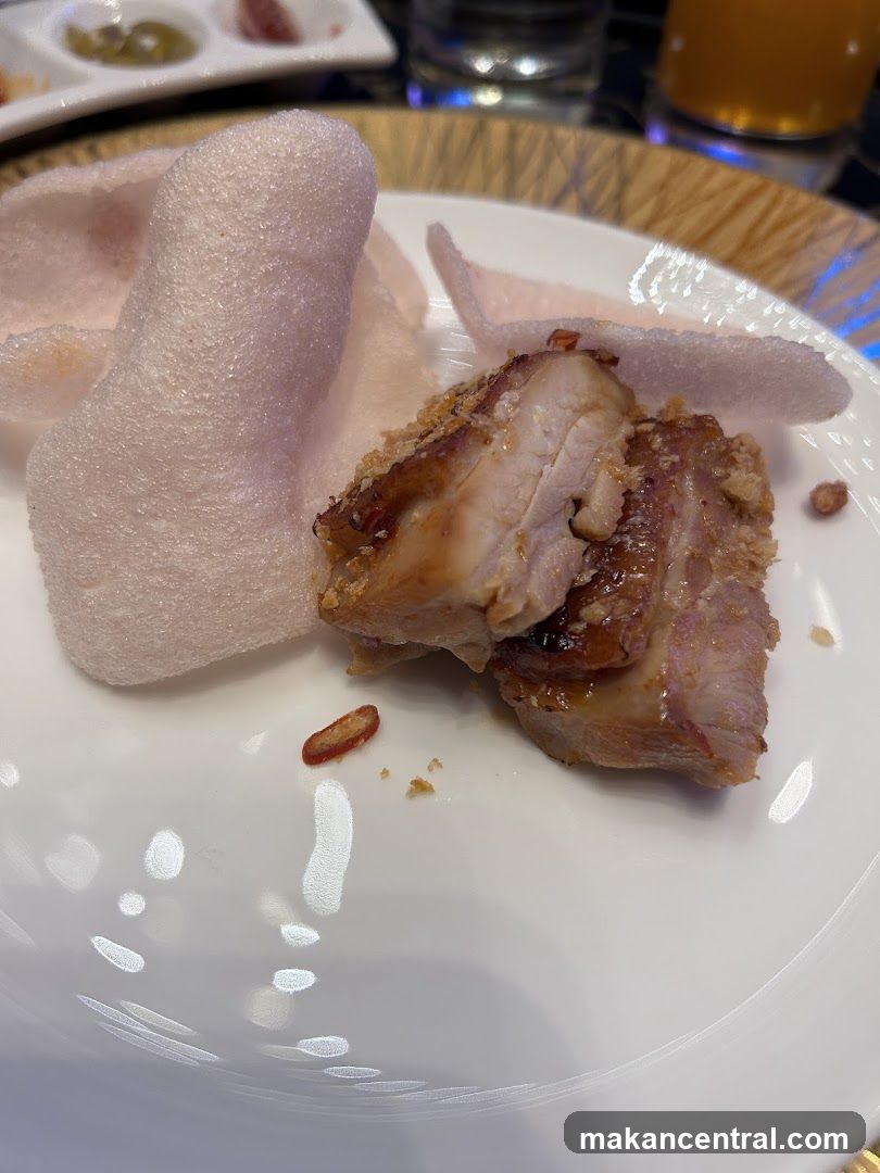 Pork Belly with Prawn Crackers