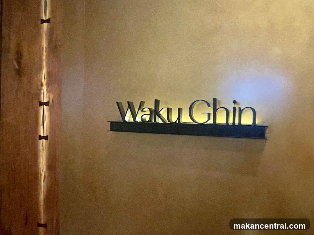 Waku Ghin Signage