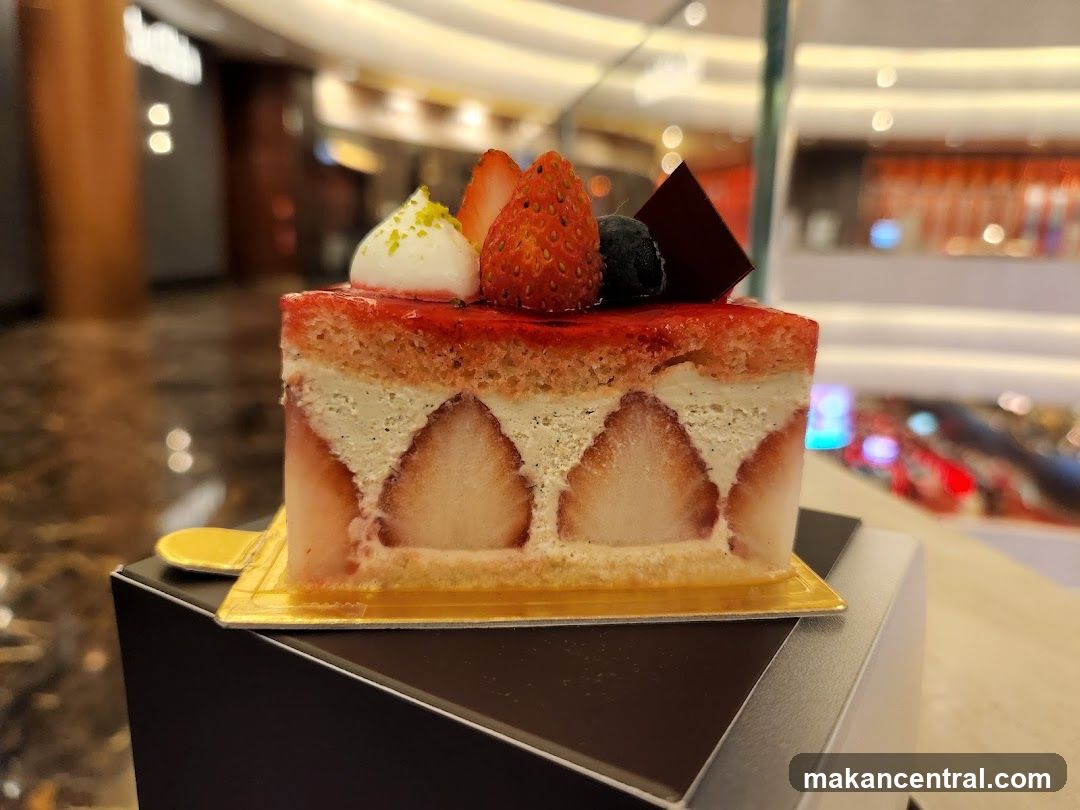 Strawberry Cake Slice