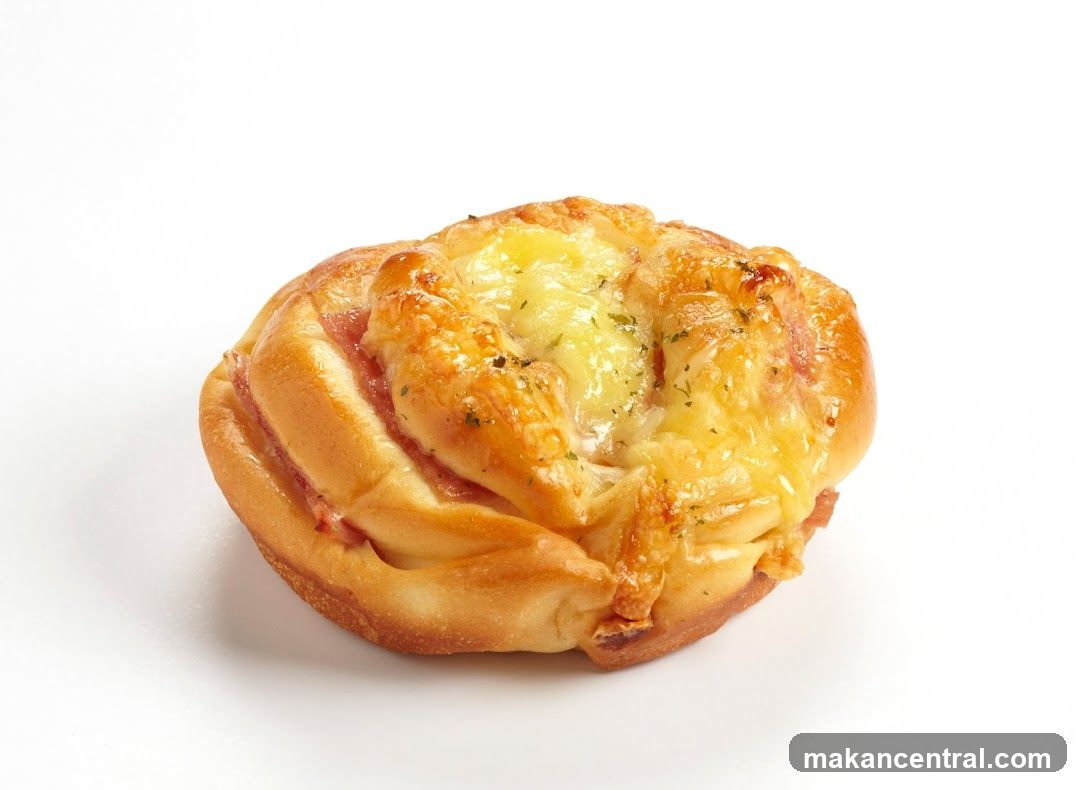 Cheese and Ham Baked Good