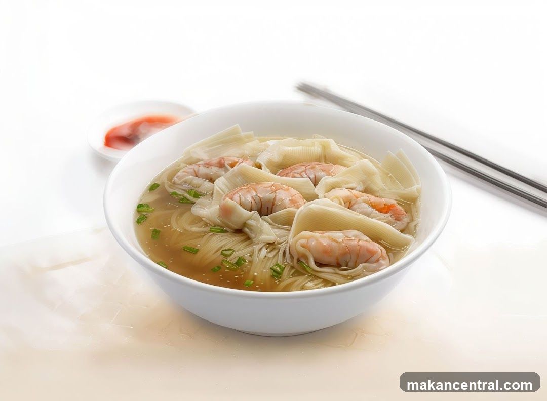 Shrimp Wonton Noodle Soup