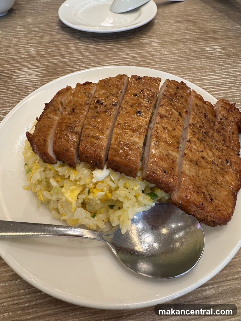 Pork Chop with Fried Rice