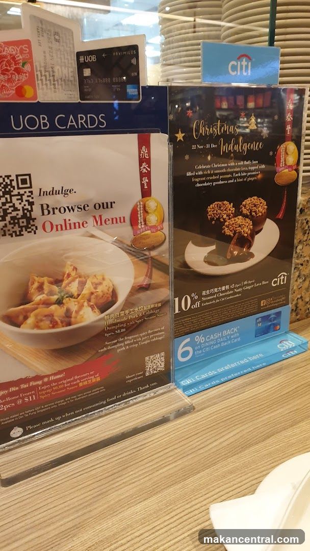Promotional Displays for Din Tai Fung and Citi Cards