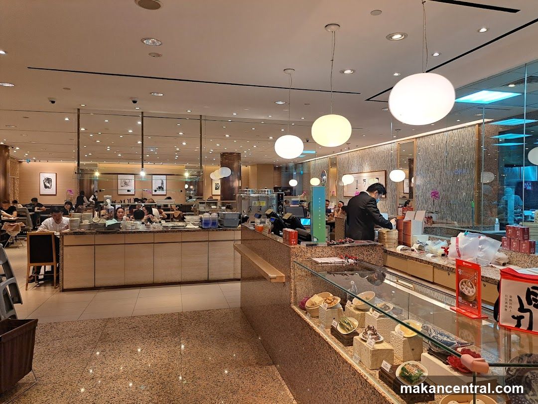 Restaurant Interior with Food Display