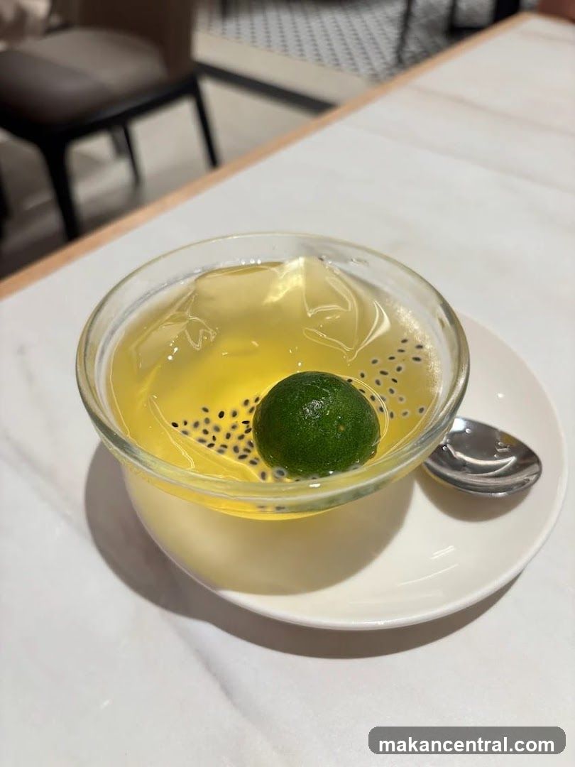 Dessert with Lime and Seeds