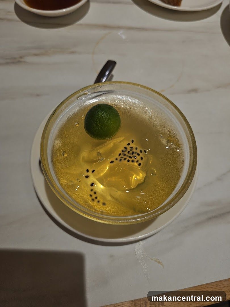 Dessert with Lime and Seeds