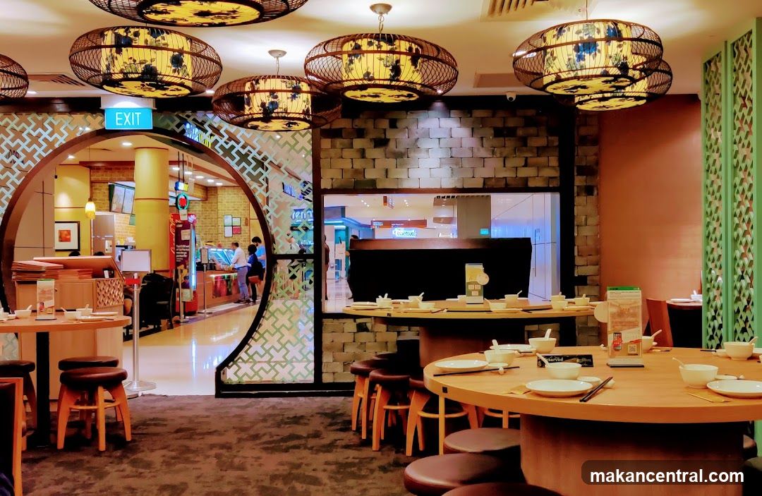 Restaurant Interior with Asian-inspired Decor
