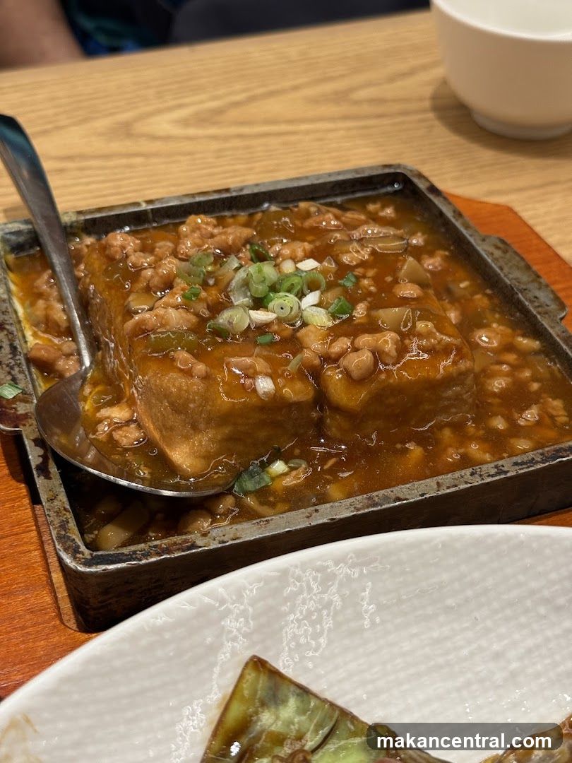 Sizzling Tofu Dish