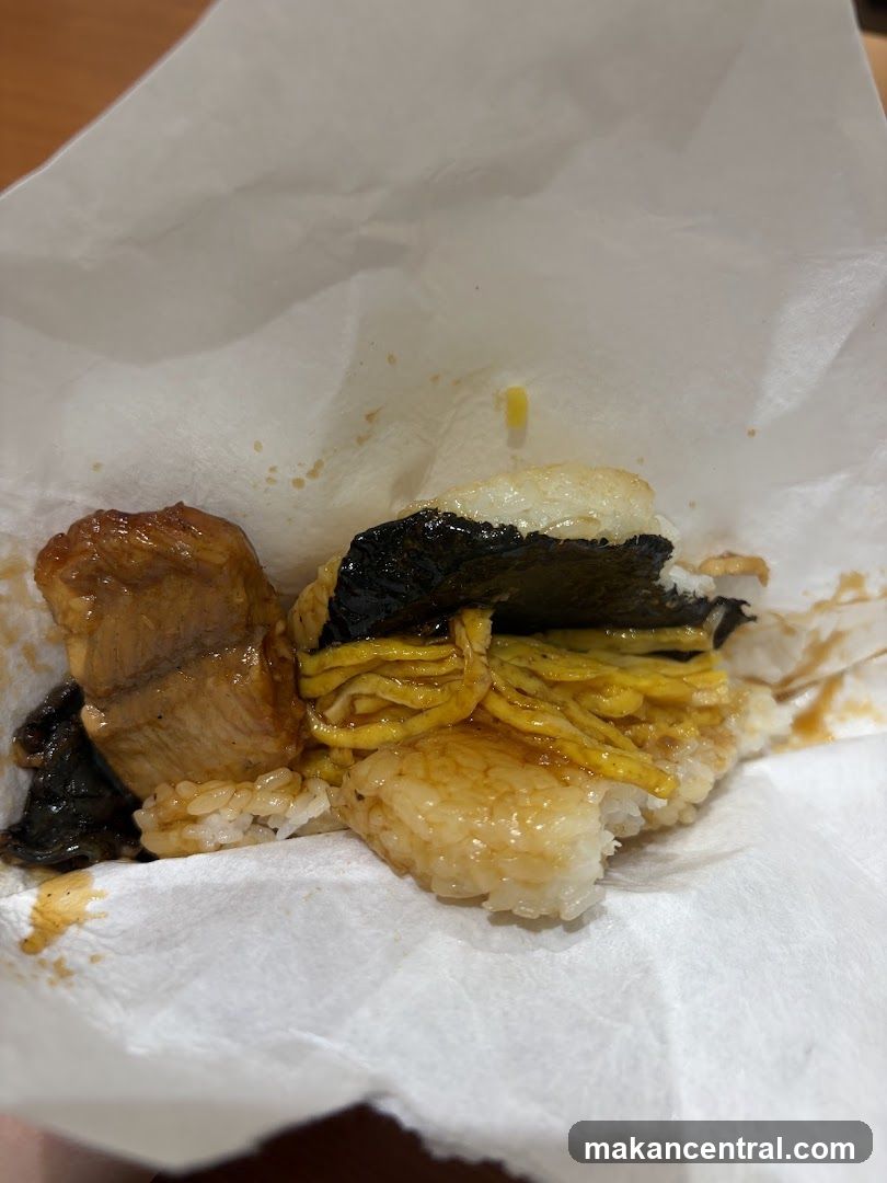 Onigiri with Eel and Egg