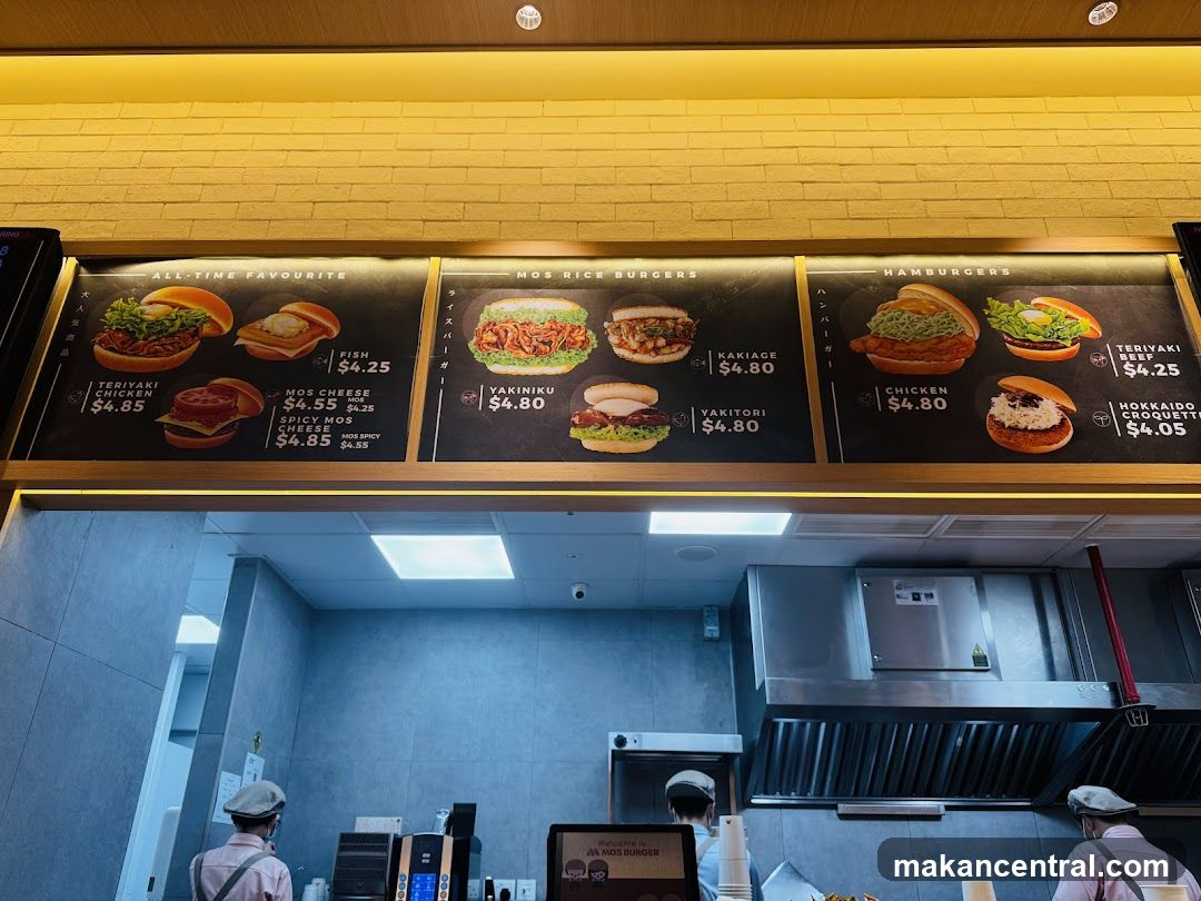 MOS BURGER Menu