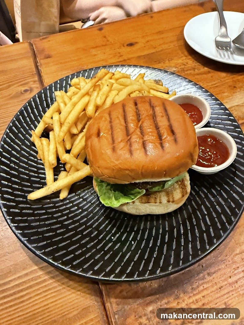 Burger and Fries