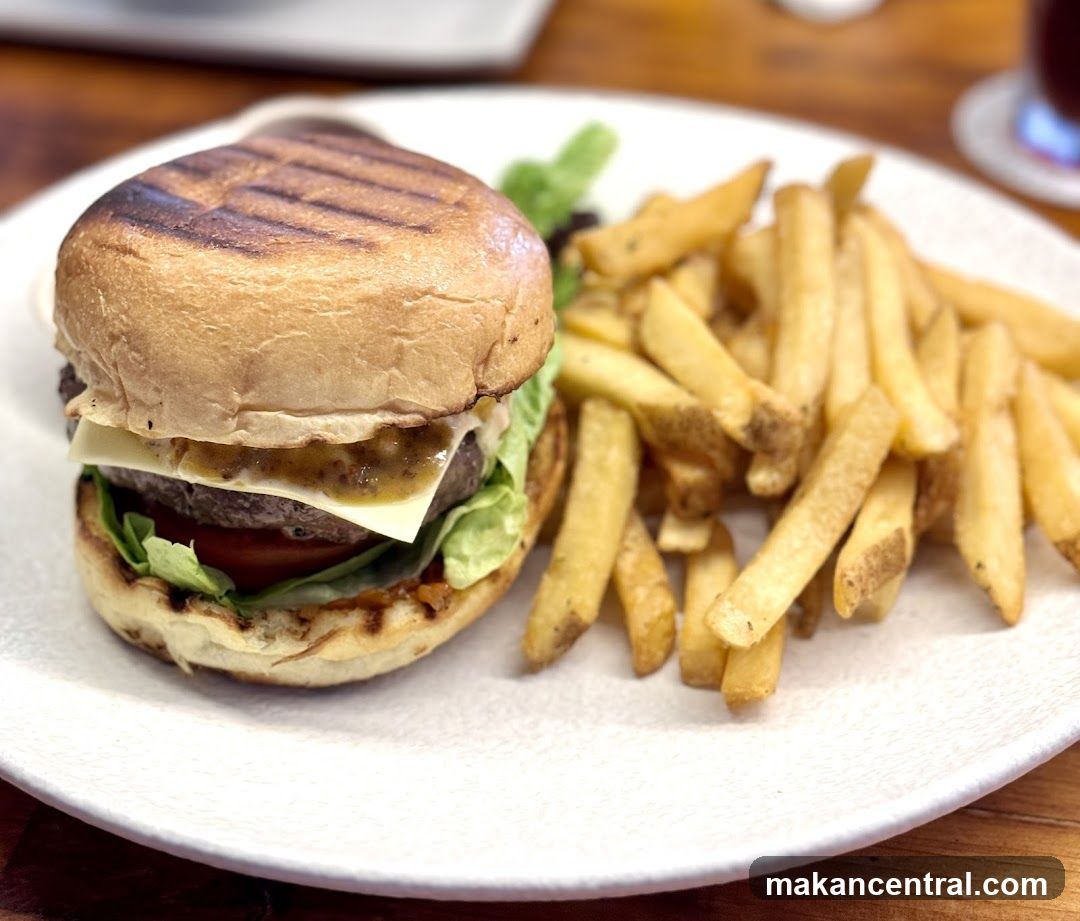 Burger and Fries