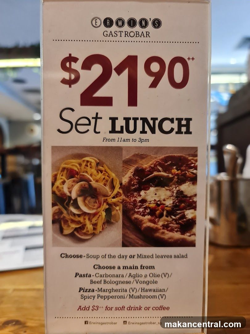 Set Lunch Menu