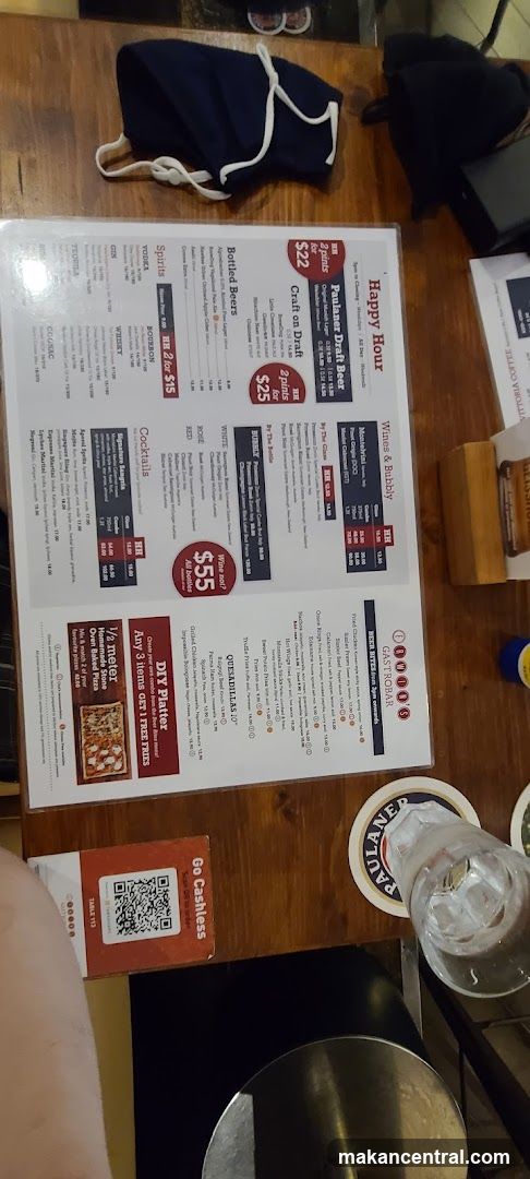 Gastobar Menu