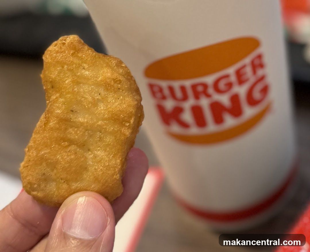 Burger King Chicken Nugget and Drink